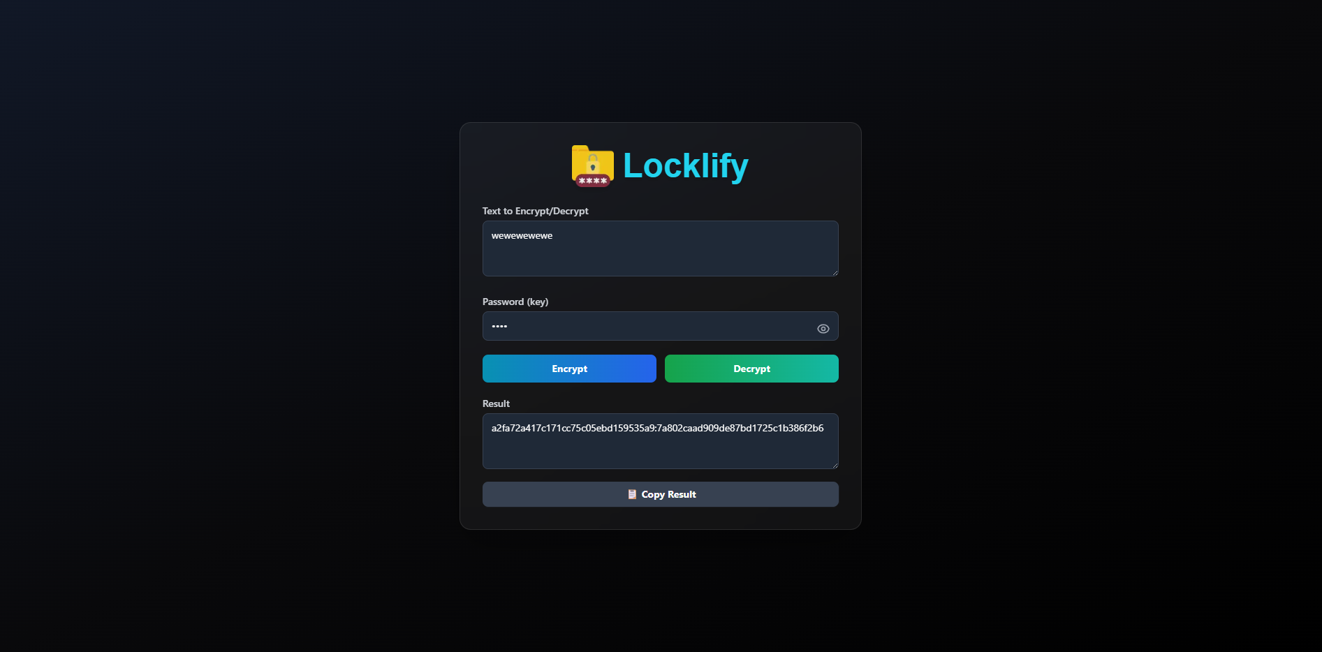 Text Encryption