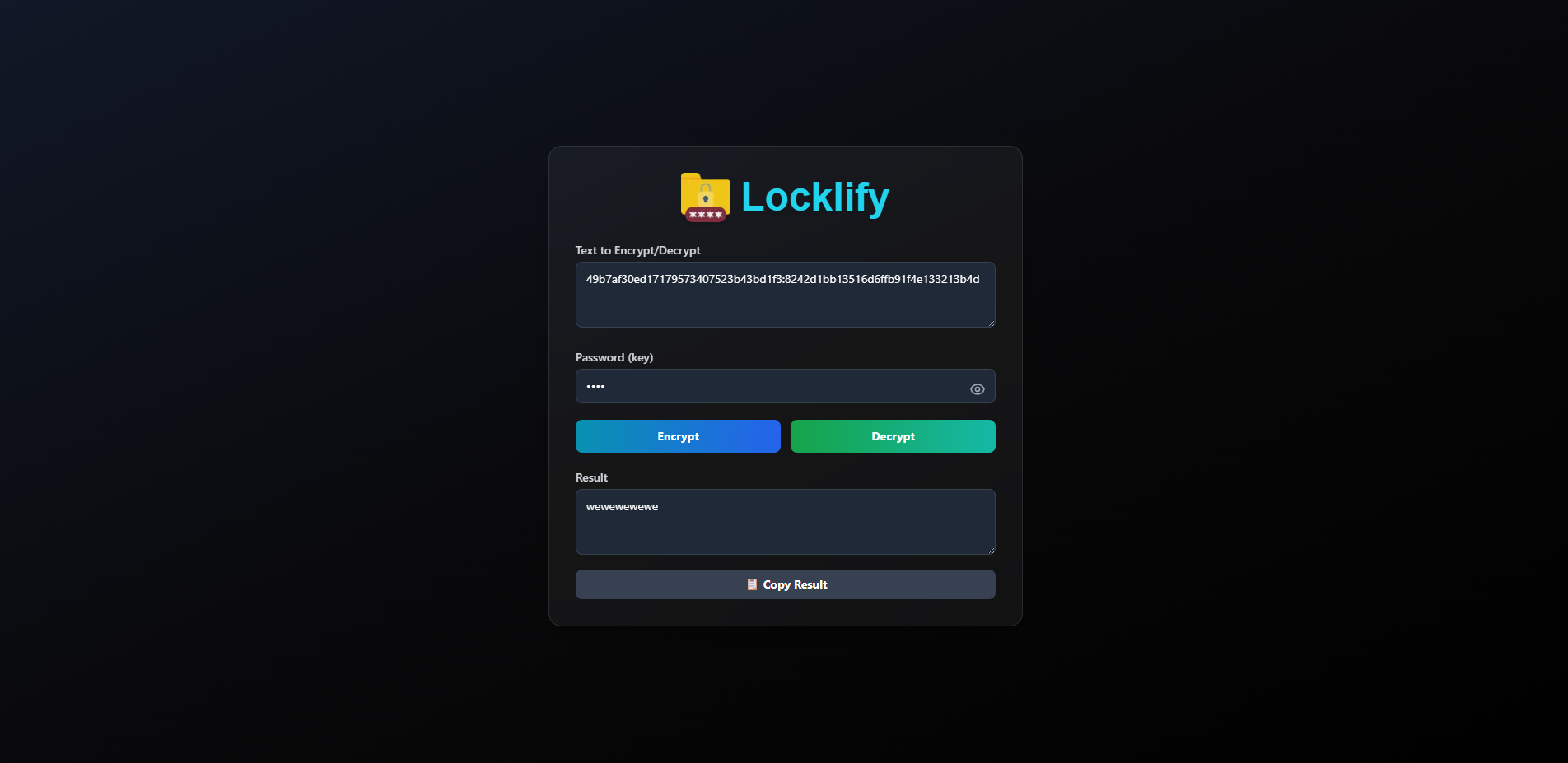 Decryption Tool